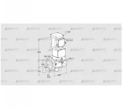 VK 150/100F40T5HG93S (85317190) Газовый клапан с приводом Kromschroder