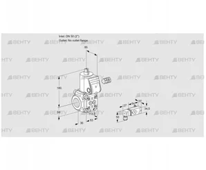 VAS350/-R/NW (88007976) Газовый клапан Kromschroder