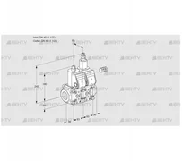 VCS3E40R/40R05NLWR/PPPP/PPPP (88105451) Сдвоенный газовый клапан Kromschroder