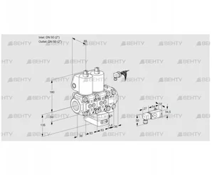 VCG3E50R/50R05NGNVWL/-2PP/2-PP (88107415) Клапан с регулятором соотношения Kromschroder