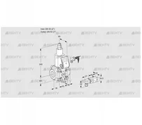 VAS350R/LW (88033594) Газовый клапан Kromschroder