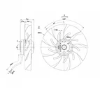 Осевой вентилятор ebmpapst A2E250AM0601
