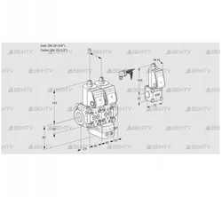 VCG1E20R/15R05NGEWR/PPPP/PPZS (88101181) Клапан с регулятором соотношения Kromschroder