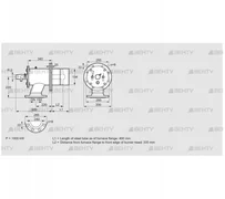 ZIO 200HB-400/335-(21)D (84277044) Газовая горелка Kromschroder