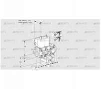 VCH2E40R/40R05NHEVWL6/PPPP/PPPP (88105637) Клапан с регулятором расхода Kromschroder