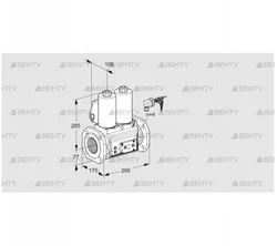 VCS665F05NNWLE/PPPP/PPPP (88204904) Сдвоенный газовый клапан Kromschroder