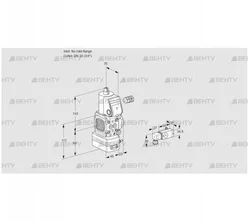 VAD1-/20R/NQ-100A (88000420) Газовый клапан с регулятором давления Kromschroder