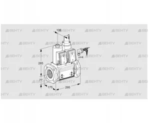 VCS665F05NLWRB/PPPP/PPPP (88203271) Сдвоенный газовый клапан Kromschroder