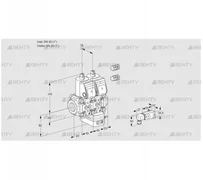 VCG1E25R/25R05NGEWR3/2--4/PPPP (88103905) Клапан с регулятором соотношения Kromschroder