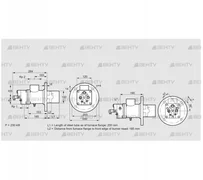 BIO 100KB-200/185-(41E)E (84099861) Газовая горелка Kromschroder