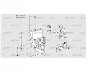 VCD1E25R/25R05ND-100WL3/PPZY/2--3 (88104751) Регулятор давления Kromschroder