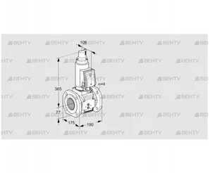 VAS6T65A05LQGRB/PP/MM (88207331) Газовый клапан Kromschroder