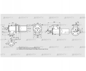 ZIC 200HML-0/35-(41)D (84277614) Газовая горелка Kromschroder