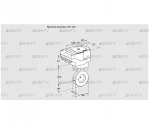 IBAF100Z05/20-30W3E (88301617) Дроссельная заслонка Kromschroder