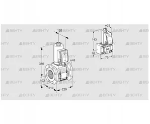 VAS8T100A05NQSRE/B-/PP (88205263) Газовый клапан Kromschroder