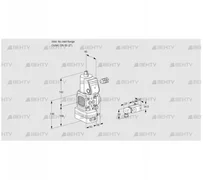 VAV3-/50R/NWAK (88012500) Газовый клапан с регулятором соотношения Kromschroder