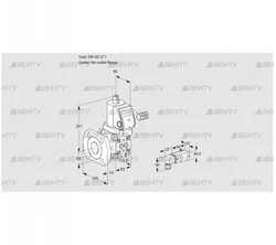 VAS350/-F/NWSR (88010487) Газовый клапан Kromschroder