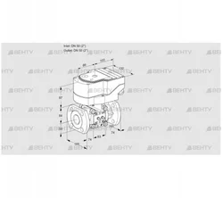 IFC350/50F05-25MMPP/20-30W3E (88303138) Регулирующий клапан с сервоприводом Kromschroder