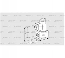 VG 6K05Q6 (85228040) Запорный газовый клапан Kromschroder