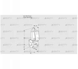 VAS1T-0/NW (88029341) Газовый клапан Kromschroder