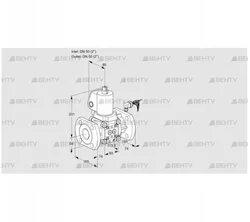 VAS350F/NWGL (88008894) Газовый клапан Kromschroder