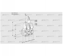 VCS3E50R/50R05NLQGR3/PPPP/PPPP (88104754) Сдвоенный газовый клапан Kromschroder