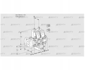 VCD2E40F/25R05ND-50VWR3/PPPP/PPPP (88101806) Регулятор давления Kromschroder