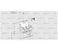 VCG1E25R/25R05NGEVWL/PPPP/PPPP (88100041) Клапан с регулятором соотношения Kromschroder