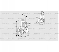 VAS665F05NK3E/PP/B- (88204230) Газовый клапан Kromschroder