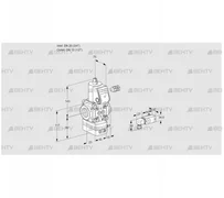 VAD120/15R/NQ-100B (88020552) Газовый клапан с регулятором давления Kromschroder