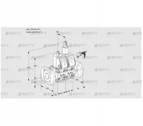 VCS3E50F/50F05NLWR/MMMM/PPPP (88103766) Сдвоенный газовый клапан Kromschroder