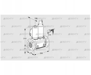 VCS665F05NLKGLB/PPPP/PPPP (88204760) Сдвоенный газовый клапан Kromschroder