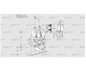 VCG2E40R/40R05NGEWGR8/PPPP/PPZS (88107438) Клапан с регулятором соотношения Kromschroder