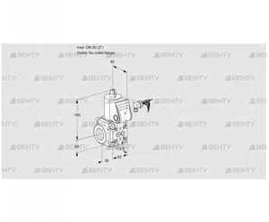 VAS350/-R/NQ (88024514) Газовый клапан Kromschroder