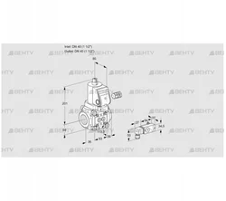 VAS340R/NWSR (88031586) Газовый клапан Kromschroder