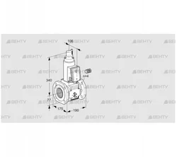 VAS665F05LQ3B/MM/PP (88205106) Газовый клапан Kromschroder