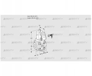 VAN120R/NK (88025175) Сбросной газовый клапан Kromschroder