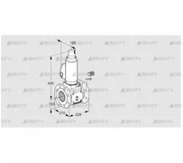 VAS8100F05LWSL3B/PP/PP (88203759) Газовый клапан Kromschroder