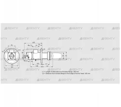 BIC 50RB-300/335-(39)D (84030141) Газовая горелка Kromschroder