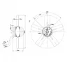 Осевой вентилятор ebmpapst A2E300AC4702