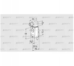 DG 40/40VC4-6W (84448983) Датчик-реле давления газа Kromschroder