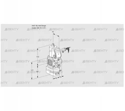 VAD1-/15R/NW-25B (88028675) Газовый клапан с регулятором давления Kromschroder