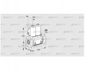 VCS665F05NNKL3B/PPPP/PPPP (88207255) Сдвоенный газовый клапан Kromschroder