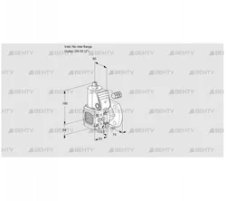 VAS3-/50F/NK (88034154) Газовый клапан Kromschroder