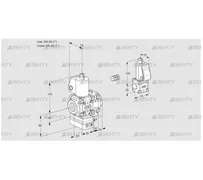 VAH1E25R/25R05HEVWL/BS/PP (88104704) Клапан с регулятором расхода Kromschroder