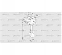 IBHS50Z01A/40A3A (88301757) Дроссельная заслонка Kromschroder