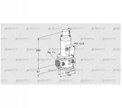 VR 40R01RQ33D (85247170) Воздушный электромагнитный клапан Kromschroder