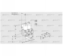 VCG1E25R/25R05NGEWL3/PPPP/2--3 (88104152) Клапан с регулятором соотношения Kromschroder