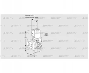 VAS350/-F/NWGL (88032821) Газовый клапан Kromschroder