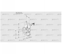 VAD120R/NW-100A (88030559) Газовый клапан с регулятором давления Kromschroder